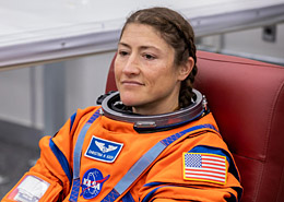 Image of Artemis 2 mission Specialist Christina Koch